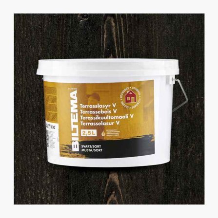 Biltema - Terrassebeis V sort 2 5 liter