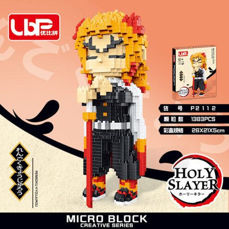 Demon Slayer Miniature Byggeklods Sæt – Udsøgt Anime Figur Samlelegetøj *P2112*