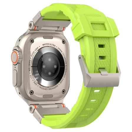 Apple Watch 42/44/45/46/49 mm RobustFit Armband Grön