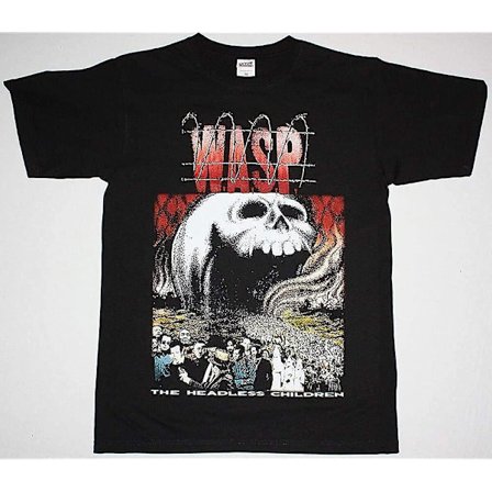 Geting. The Headless Children'89 Wasp Heavy Metal Band Ratt New Black T-shirt -vuxen, 3xl