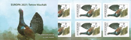 Slovakiet - EUROPA 2021 Tjur - Postfrisk hæfte