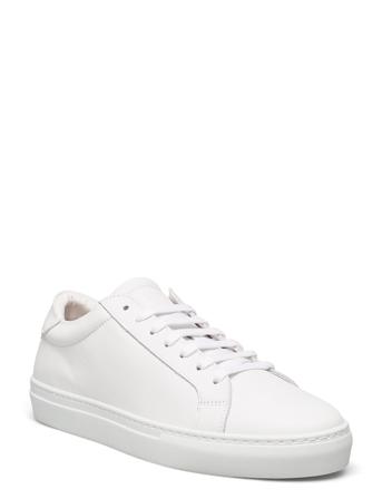 Theodor Leather Sneaker Low-top Sneakers Hvid Les Deux