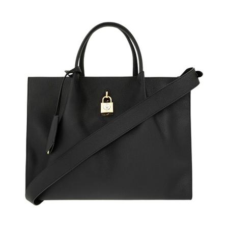 Lanvin, Daybag shopper bag Zwart, Dames, Maat:ONE Size,leer
