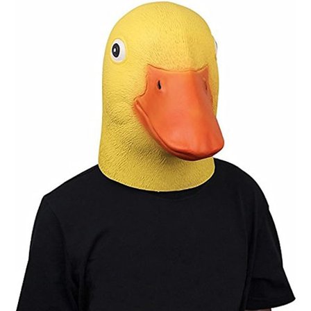 Deluxe Halloween Mask Anka Huvud