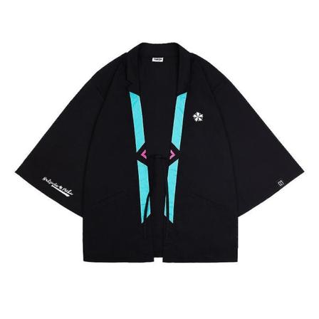 Ny trend Nye kostymer Japanske Miku Cosplay-kostymer The Princess Miku Dame/menn Cardigan Yttertøy Topp Haori Coat Yukata M A
