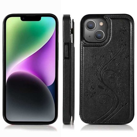 iPhone 13 Shockproof Case Kortholder 3-POCKET Flippr V2