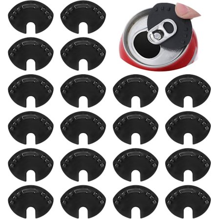 20 stk. brusboks lokk, plastikk popboks deksler svart boks topplokk beskytter drikkevare boks forsegler lokk Fizz Keeper sølebeskyttelse for drikke øl