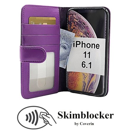 Skimblocker Plånboksfodral iPhone 11 (6.1)