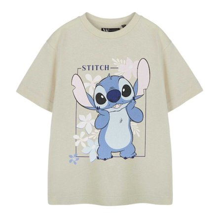 Lilo & Stitch flickor Stitch kortärmad T-shirt 7-8 år havre
