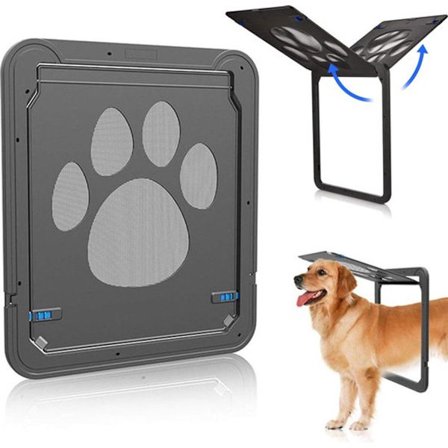 Hundedør for skjermdør - Hundedør for innendørs dør - Hundedør for insektnett - Kattedør for skjermdør