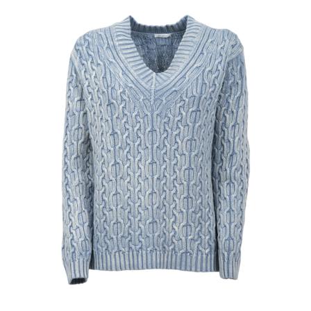 Malo Sweater Blå, Dame