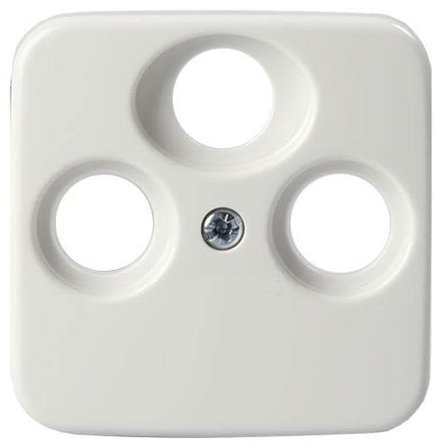 ABB 1743-03-214 Centrumplatta jussi, infälld, antenn/satellit, Strömbrytare & vägguttag