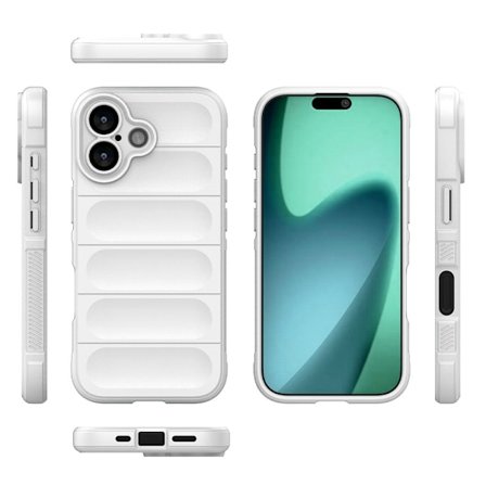 iPhone 17 telefoncover, blødt cover, hvid