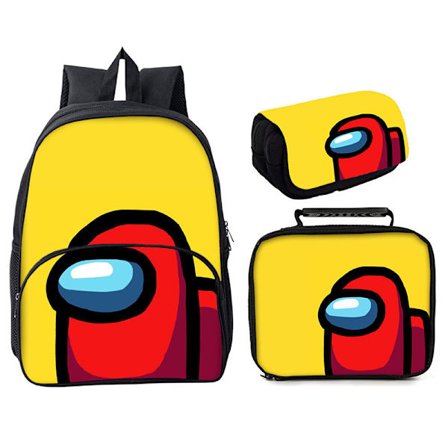 Among Us School Bag Tredelad 16" Ryggsäck Style 13