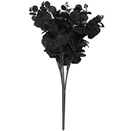 20 päätä keinotekoinen musta eukalyptus tekokukka kasvi hääjuhla koristelu