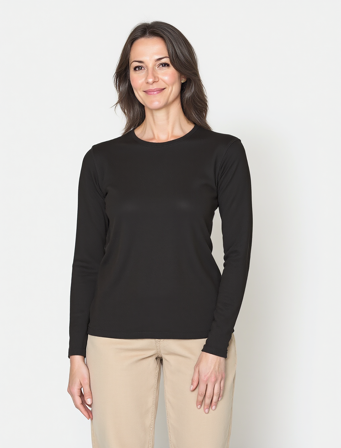 B. COPENHAGEN - Langærmet T-shirt - Sort