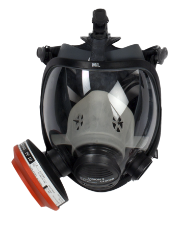 3M RAS-931-L Helmaske for RAS-ASB, 4-pakk L, Ånderettsvern