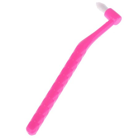 Ortodontisk Interdentalborste Enkelradig Mjuk Tandborste Oral Vård Verktyg Litet Huvud Mjukt Vuxenhår Implantat