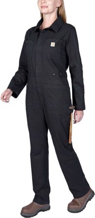 Carhartt Workwear Carhartt W's Relaxed Fit Canvas Coverall Black