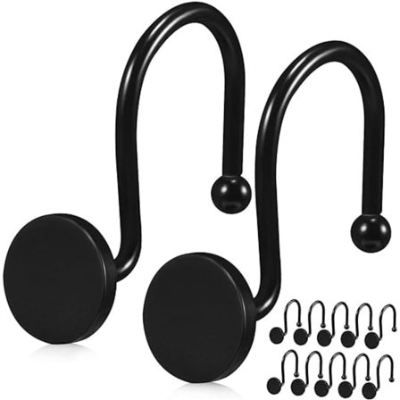 Gardinstangsholdere til ophængning af badeforhæng, bruseforhængsfix