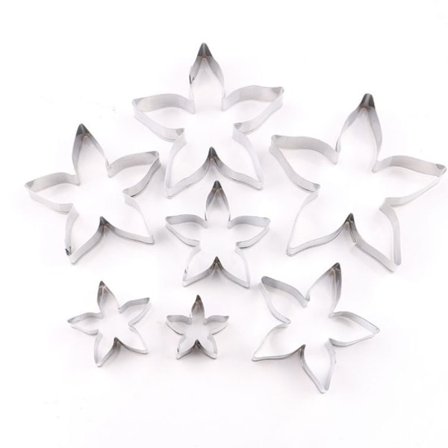 Rose Blomst Bægerblad Udskæringsform Kageudstikkere [qb]