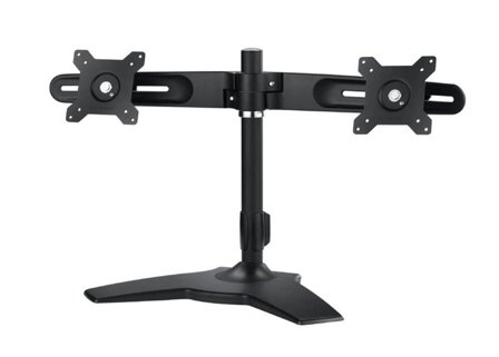 AG NEOVO Neovo DMS-01D monteringssett - Tilt & Swivel - for 2 LCD-skjermer - svart, sølv