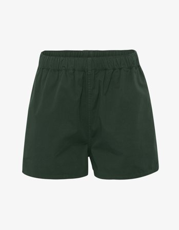 Women Organic Twill Shorts - Hunter Green - XS