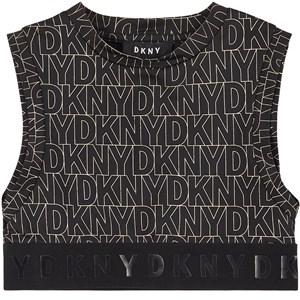 Kids - DKNY Black All Over Print Vest 12 years - Tops - 12 years - Black