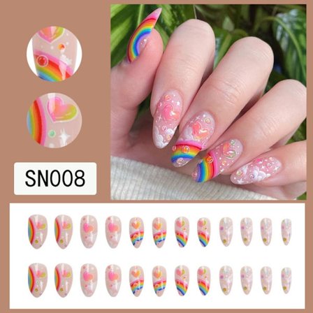 Almond Fake Nails False Nail SN008 SN008