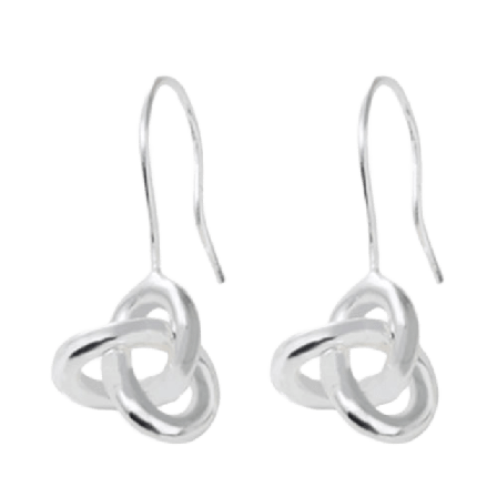 Drakenberg Sjölin Örhänge Silver, Le Knot earrings short Örhängen Dam Silver ONESIZE