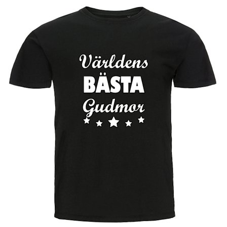 T-shirt - Världens Bästa Gudmor