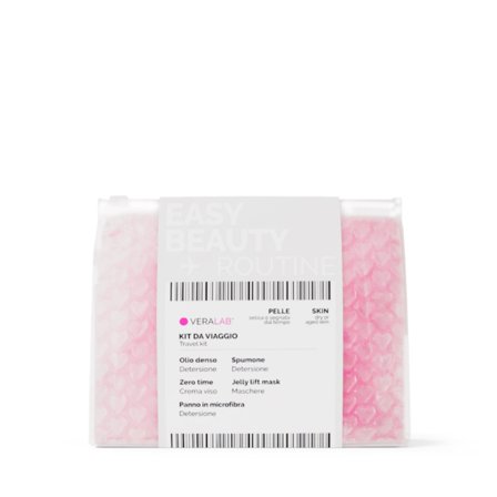 Veralab Kit Viso Easy Beauty Routine Pelle Secca O Segnata Dal Tempo - Cofanetto Tratt. Globale