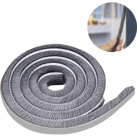 Selvklebende børsteliste for skyvedører og vinduer, høydensitet filt trekkbeskyttelse{AZC}
