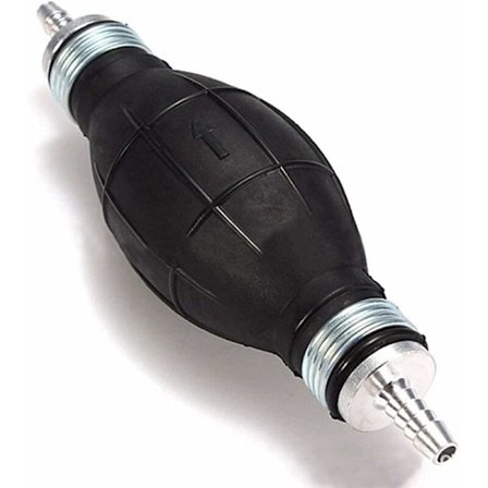 Manuel Brændstofpumpe, 6mm Gummi Aluminium Benzinpumpe Håndpumpe Brændstof Primer Pære Håndpumpe Autodele