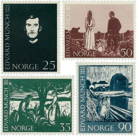 Norge - AFA 522-525 - Postfrisk