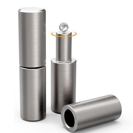 Svejsbare Porthængsler 4 Tommer, Heavy Duty Stål Svejs Hængsel, Aftagelige Hængsler, Kugleleje Aftagelig H