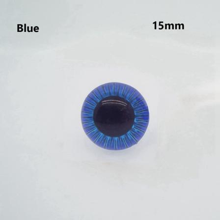 10st/5 Par Plastic Eyes Eyeball Blå 15mm