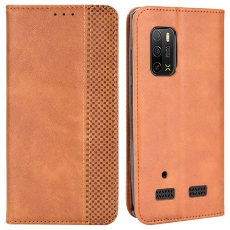 Bofink Vintage läder Ulefone Armor X10 / Ulefone Armor X10 Pro fodral - Brun