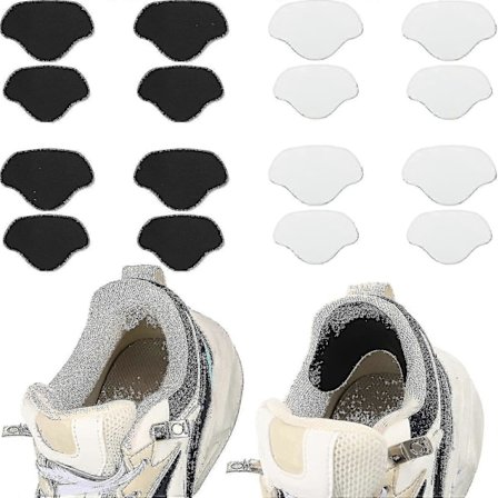 8 par sko hæl reparation patch kit sko sneaker hul reparation patch selvklæbende sko hæl slid hul