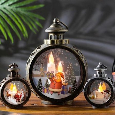 Juldekorations flamlösa flimrande ljus, batteridrivna LED-ljus$flimrande