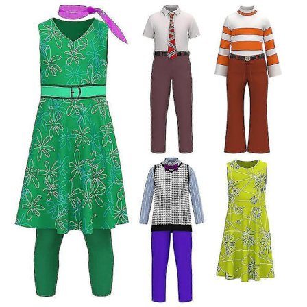 Inside Out 2 Lasten ja aikuisten Halloween-karnevaali Cosplay-esityspuvut Z-WELLNGS