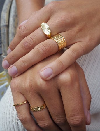 Jane Koenig Reflection Ring - Gold - 50