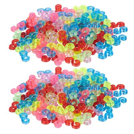 Nytt Fantastiskt Loom Bands Paket med 250 Färgglada S-Clips.pa