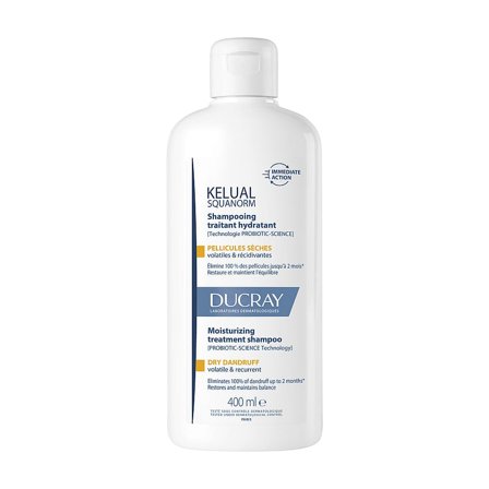 Ducray Kelual Squanorm Shampoo for Dry Dandruff 400 ml, Hår, Shampoo, Skælshampoo