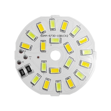 5 st LED-ljuskällor, ljusdioder 5&5W 5&5W