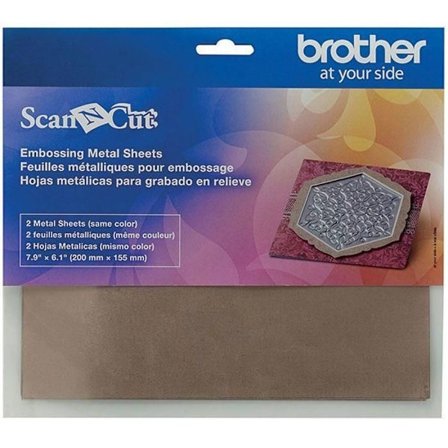 Metallisk kopparark för prägling Scan N Cut