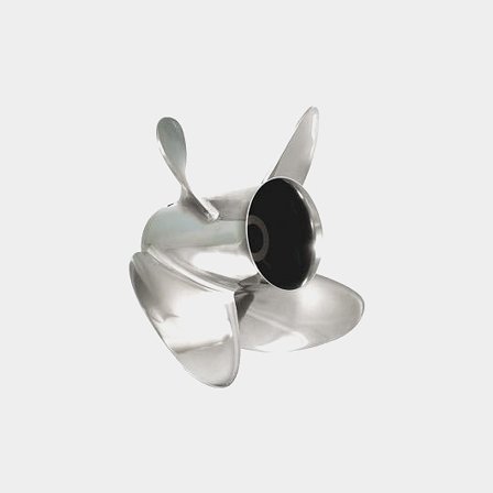 Hélice Express High Performance MACH 4, acier inoxydable, sans hub, pour 4 3/4" embase, 14" x 19"