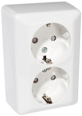 Elko RS Reservdelskit till vägguttag, utanpåliggande 2-vägs MJ, Strömbrytare & vägguttag