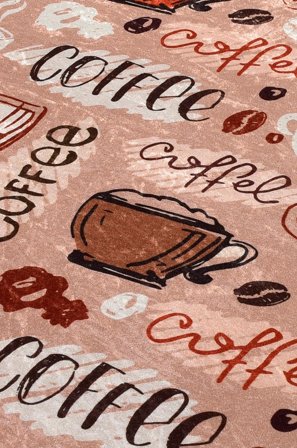 Conceptum Hypnose - Teppe Cup of coffee - Flerfarget - Glattvevde tepper - 140X190 - Fra Homeroom