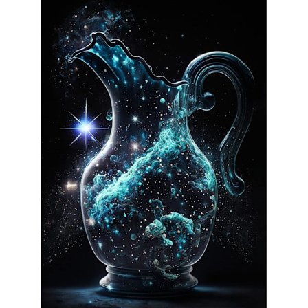 30x40cm 5D Diamantmålning Kits Vattumannen Konstellationer DIY Full
